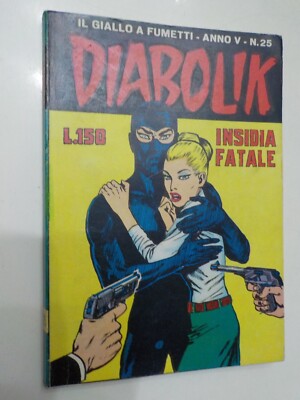 Diabolik year V (5th) n 25 original 1st edition Astorina - BUY COMICS SHOP