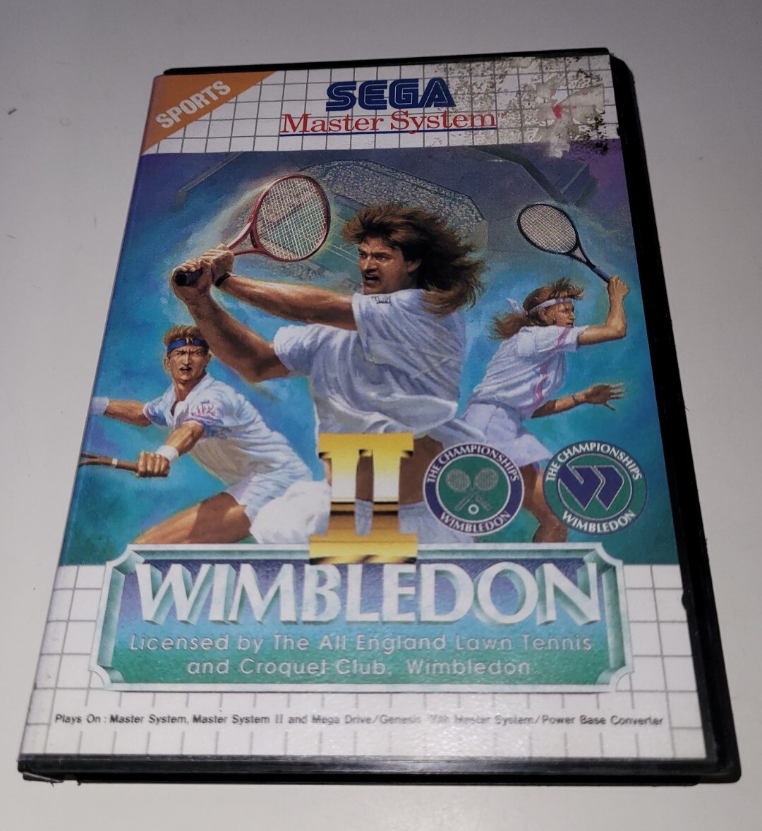Sega Master System - Wimbledon II - Plastique Cassé