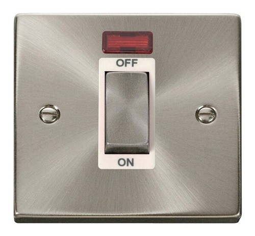 Click Deco Satin Chrome White Insert Socket & Switches Range - Picture 29 of 44
