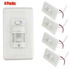 1-4 X Auto On/Off Infrared PIR Occupancy Vacancy Motion Sensor Light Lamp Switch