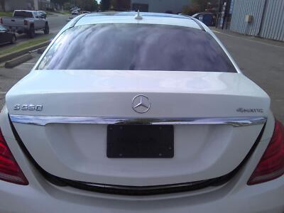 2014-2020 MERCEDES S-CLASS White Trunk Tailgate PAINT CODE= 799U NO LATCH OEM