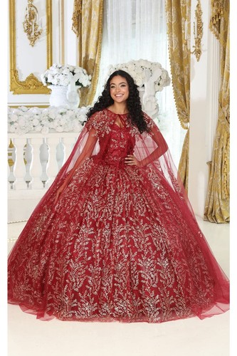 Womens Dresses For Sweet 16 Long Sweetheart Cold Shoulder Ball Gown Plus Size - Picture 11 of 35