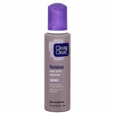 Clean & Clear Finishes Even Tone Cleanser Oil-Free  6 FL. oz