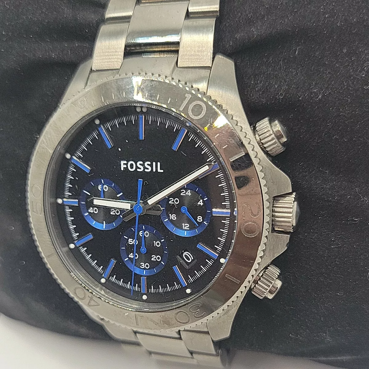 Fossil Retro Traveler CH2869 Men s Grey Stainless Steel Analog