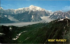 Vintage Postcard Alaska AK Mount McKinley Highest Peak Of North America