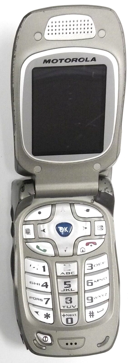Motorola i850 - Gray and Black ( Nextel ) Rare PTT iDEN Cellular