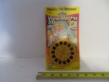 View-Master 3-D Pictures Dennis the Menace Cartoon 3 Reel Set 1988 MOC