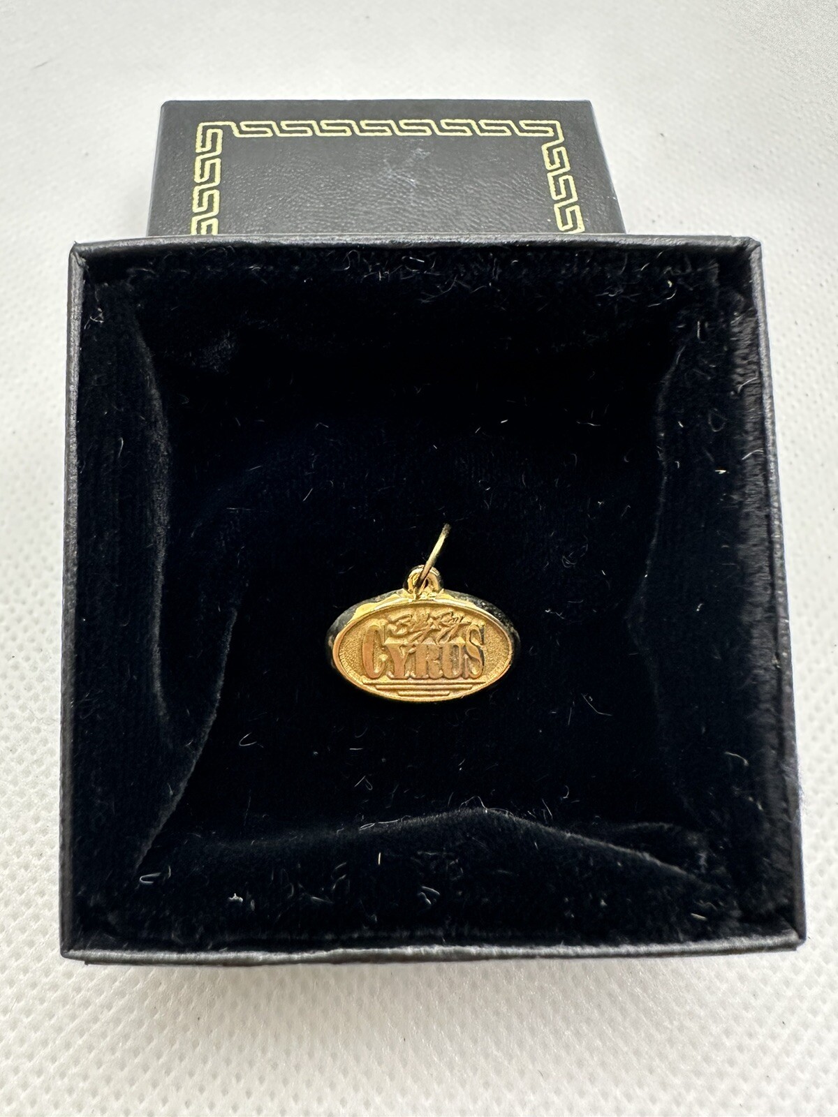 Rare! 14K Signature Gold Pendant Billy Ray Cyrus … - image 2