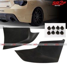 Rear Body Bumper Add-on Apron Spats Caps Spoiler Kit Fits 2013-2016 Frs Brz