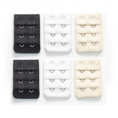 Paquete de 6 extensores de sujetador More of Me to Love - negro, blanco, beige - gancho 2/3/4 - Imagen 11 de 22