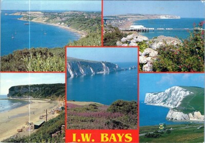 Postcard IW BAYS Water Water resources Ecoregion Plant Green Azure Blue AA05621