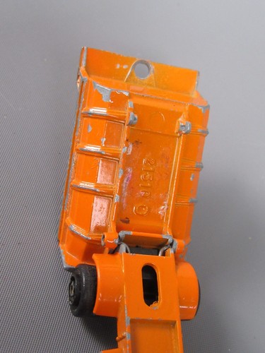 B581 Vintage 1976 Majorette 205 France Scania Ls 140 Truck Benne Orange 1:100 - Picture 8 of 11