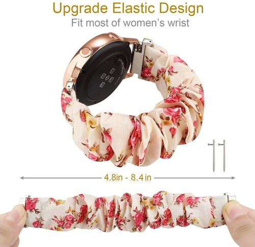 For Samsung Galaxy Watch 6 5 5 Pro 40/44MM Scrunchie Band Strap Elastics - Photo 6 sur 60