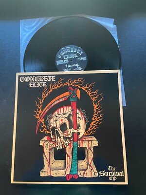 Concrete Elite The Survival EP Vinyl Limited edition punk hardcore oi!