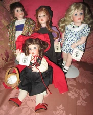WENDY LAWTON LTD ED DOLL RED RIDING HOOD PATRICIA & No PATSY AMISH The DREAMER