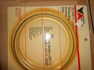 Vermont American 31187 or 31142 Band saw blades. Buyers Choice.