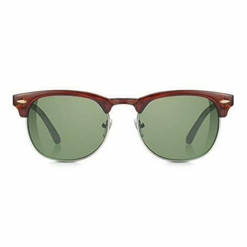 Sunglass Junkie Club Retro Men's Women's Crystal Brown frame Sunglasses RRP £39 image 3