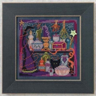 MILL HILL Buttons Beads Kit Counted Cross Stitch WANDA'S WITCHERY MH14-4206