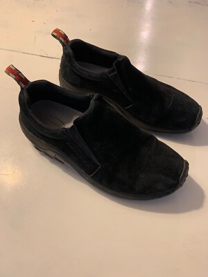 Merrell Jungle Moc Shoes in Midnight Black Leather 9 Amazon.com | Merrell Jungle Moc Nubuck Black/Black | Loafers  main image 2