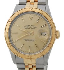 Orologio Rolex 2 toni oro giallo e acciaio Datejust Thunderbird Turn-O-Graph 16253