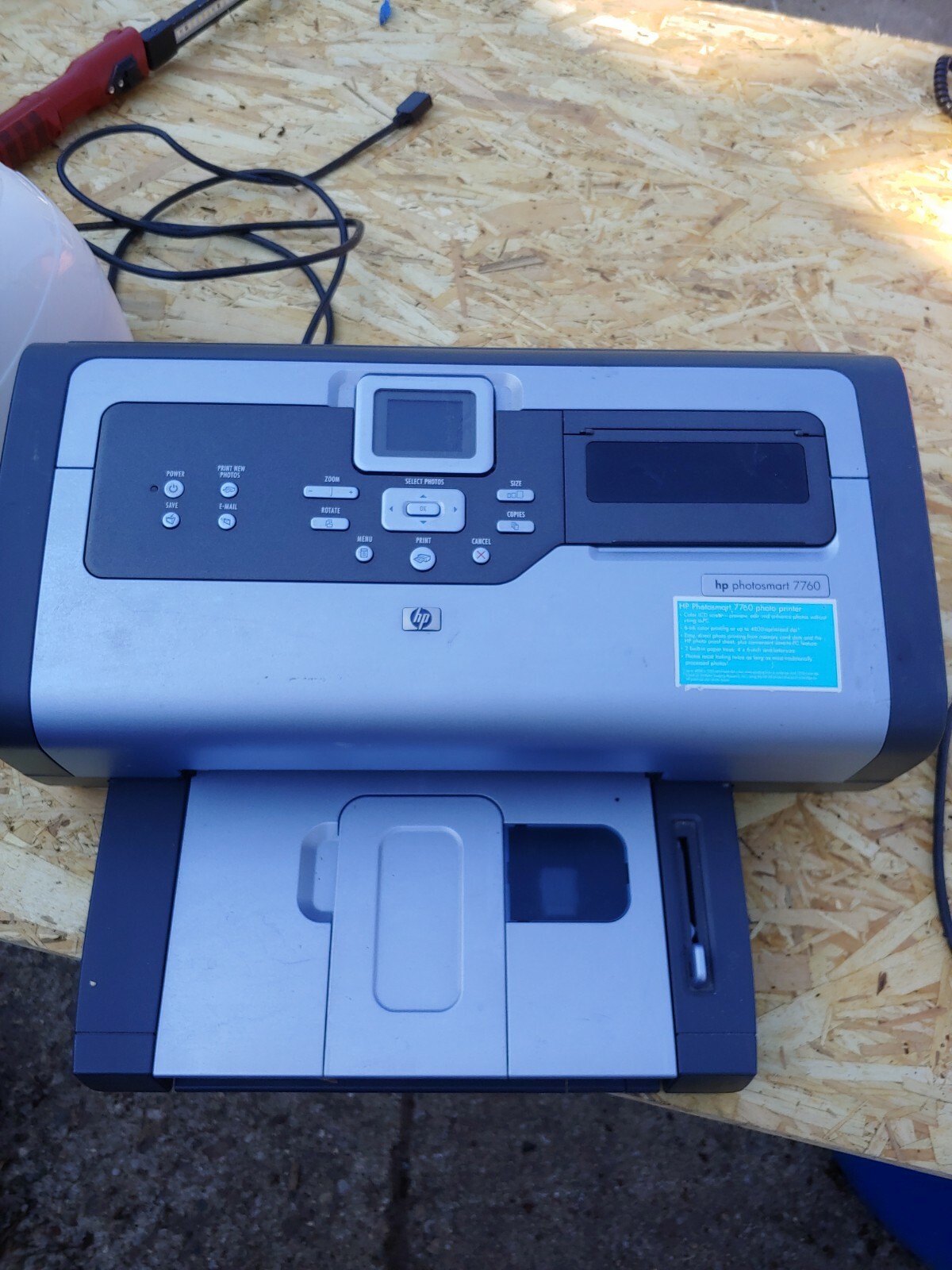 HP Photosmart 7760 Digital Photo Inkjet Printer for sale online | eBay