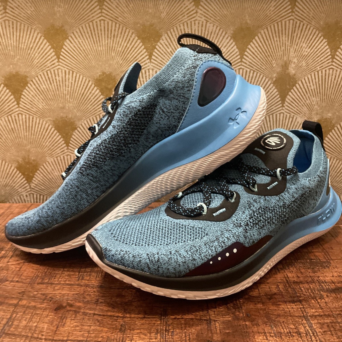 Under Armour Curry Flow Go Deadly Blue Mens Sz 11.5 Running Shoes 3023814-403 Under Armour Curry Flow Go Deadly Blue Mens Sz 7 Running  main image 4