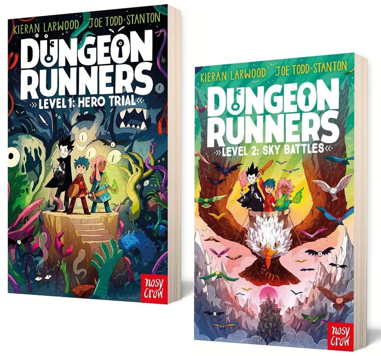 Dungeon Runners Series Illustrated 2 Books Collection Set By Kieran Larwood