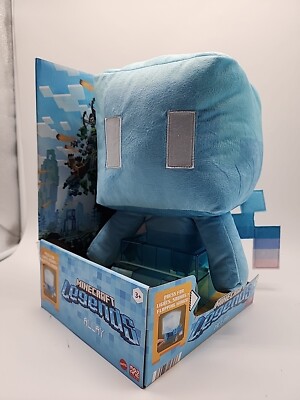 NEW MINECRAFT Legends Allay Collectible PLUSH Blue With Lights & Sounds Toy Gift