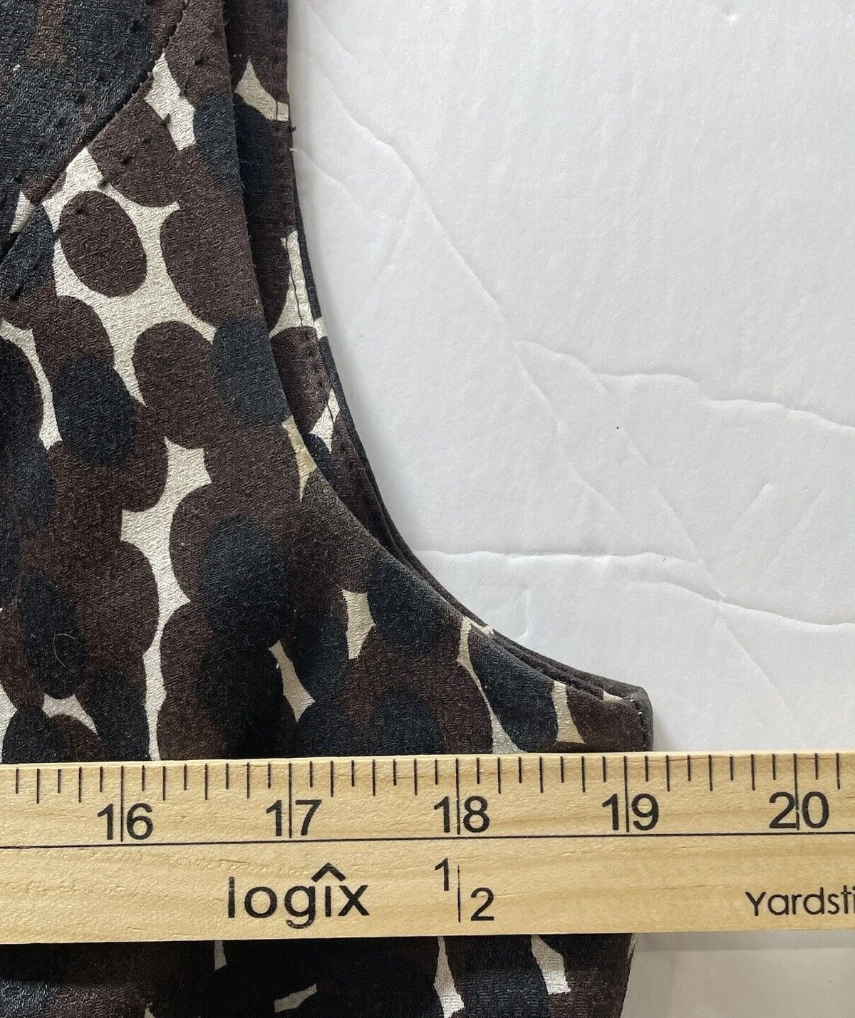 Abito senza maniche Tory Burch lana geometrica seta senza maniche guaina carriera ufficio lavoro taglia 12