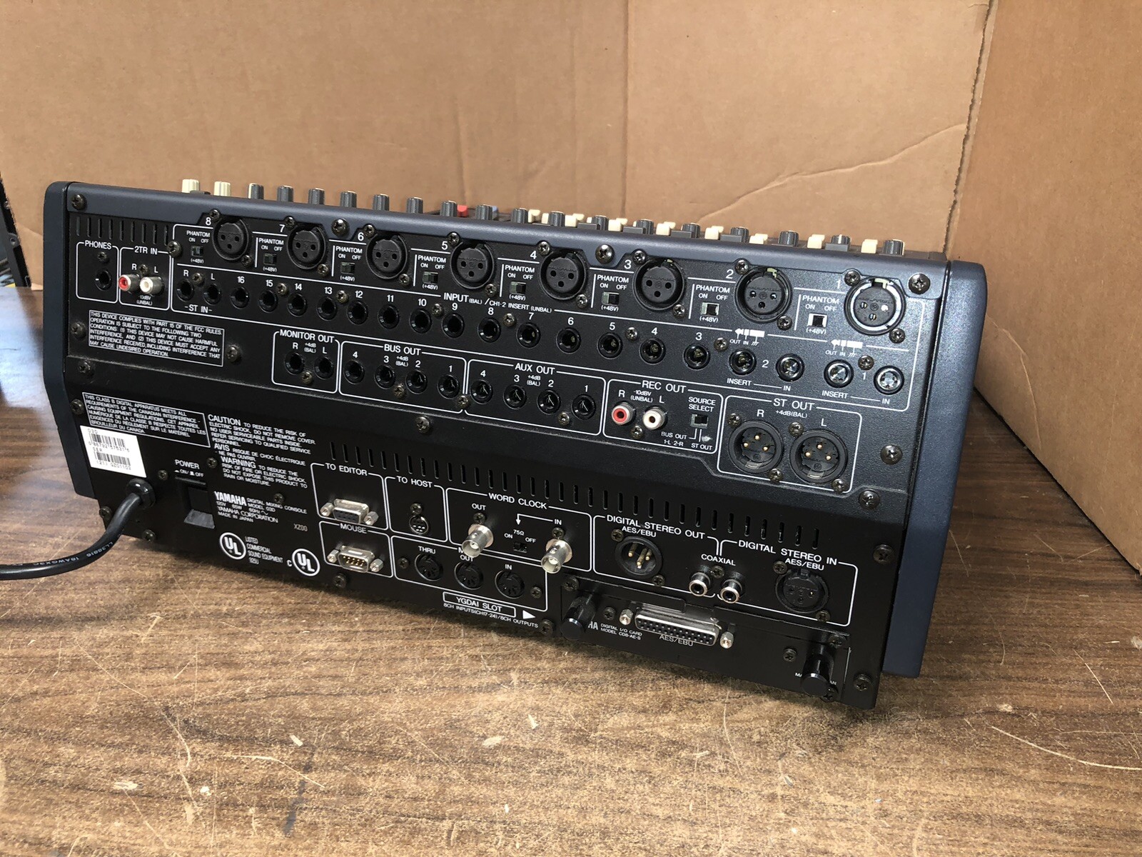 Yamaha O3D Digital 16 Channel Interface Mixer Studio Console 03D eBay