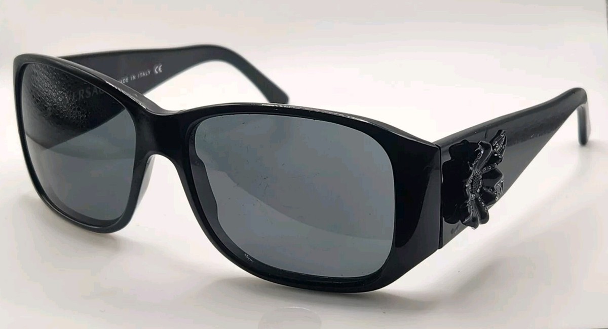 Authentic Versace sunglasses, 4148-B VERSACE 4148-B 366/11 Black & Black Flower Sunglasses | eBay main image 3