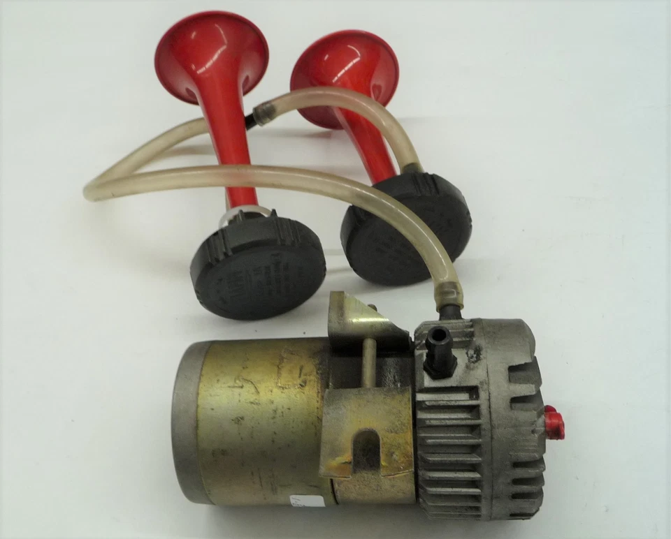 Ferrari Lamborghini Maserati Fiamm Dual Air Horn 12V MC/2 Tipo Serie "2000" OEM Foto 2 de 4