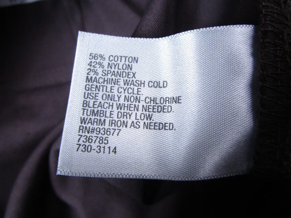 Шорты женские Worthington 8P китайские коричневые миниатюрные современный крой низ повседневные официальные - Изображение 4 из 4