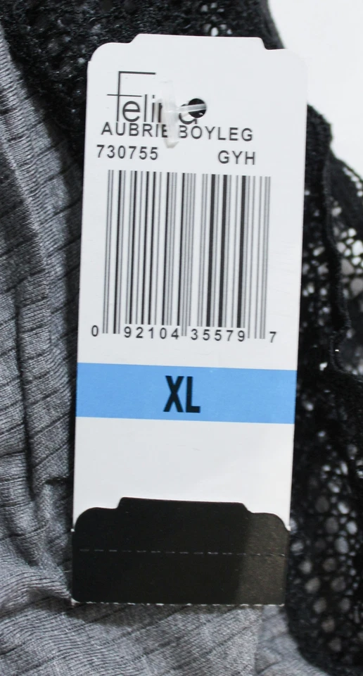 Felina Women's Aubrie Low-Rise Ribbed Hipster Panty DM3 Gray Size XL NWT - Image 3 of 4