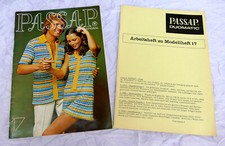 Passap Arbeitsheft + Modellheft 17 für Duomatic  Passap Strickmaschinen 