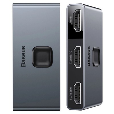 BASEUS BIDIREKTIONALER HDMI-SPLITTER 2X1 1X2 FÜR TV-COMPUTER 4K