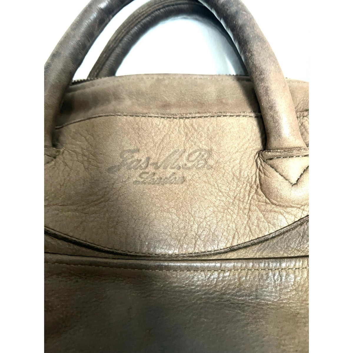 JAS MB London Bag Wings Traveler Bag Leather Shoulder Brown