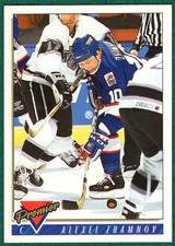Alexei Zhamnov - 1993-94 Topps Premier #420 - Winnipeg Jets Hockey Card