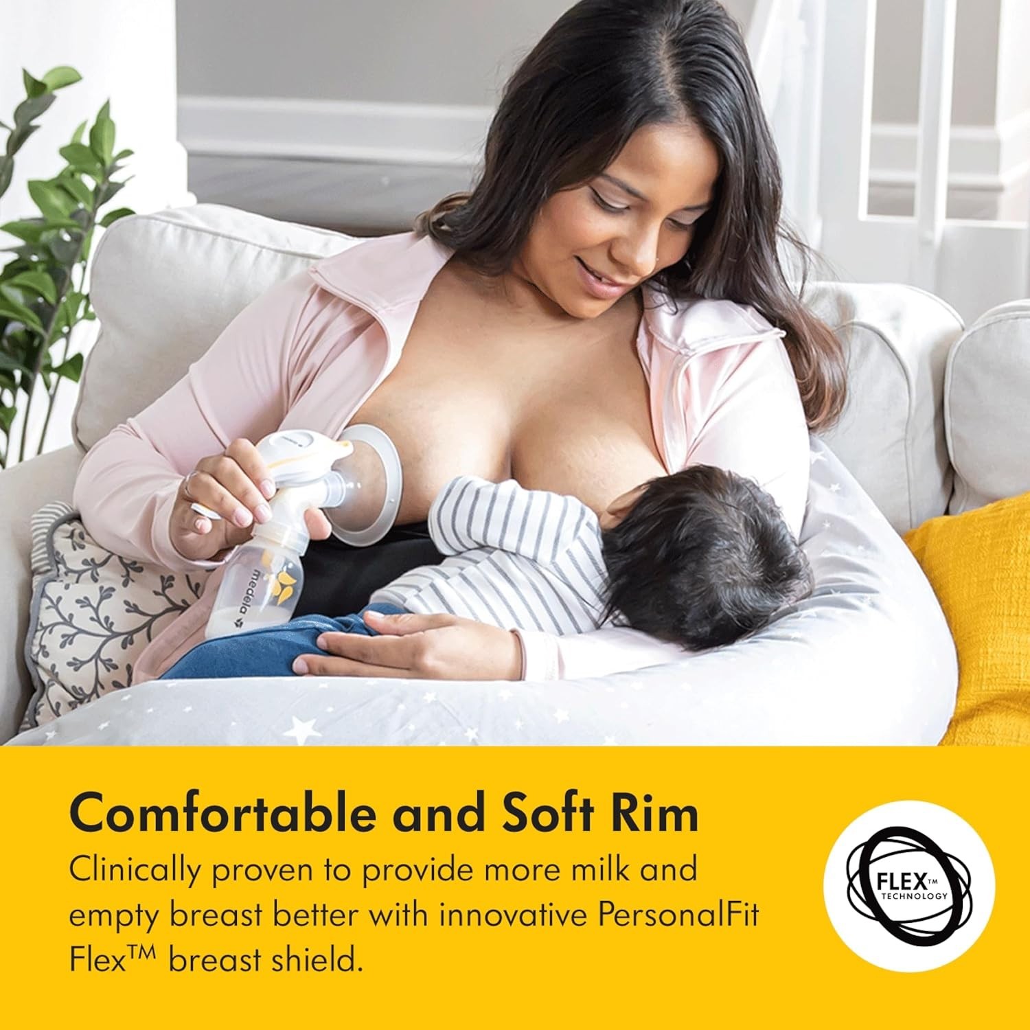 Medela Harmony Manual Breast Pump with Flex Shields - Ultimate Comfort for Moms