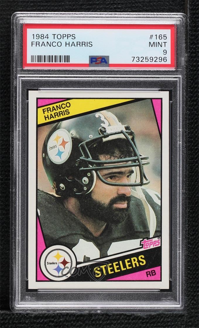 1984 Topps Franco Harris #165 PSA 9 MINT HOF 0nr3
