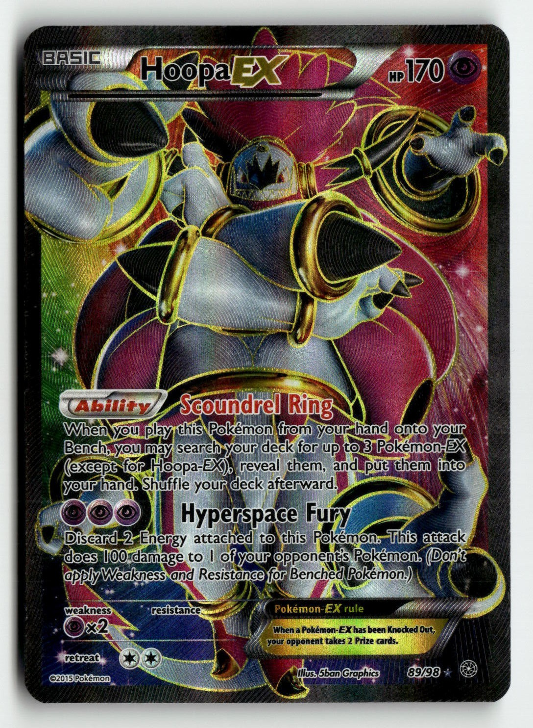 Hoopa EX (89 Full Art) - XY - Ancient Origins (AOR)