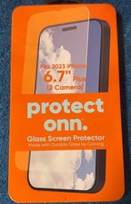iPhone 15 Onn Tempered Glass Screen Protector
