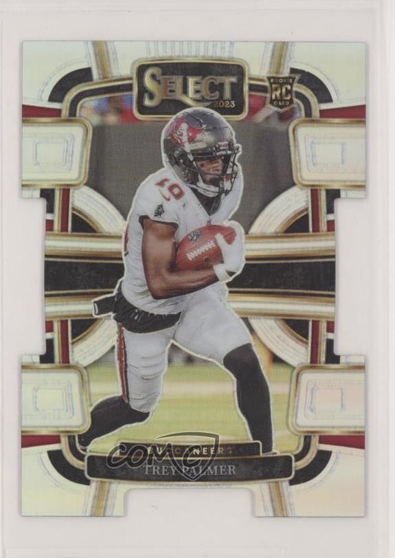 2023 Panini Select Concourse Silver Prizm Die-Cut Trey Palmer #94 Rookie RC