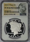 2024-S Peace Silver Dollar - NGC PF 70 Ultra Cameo