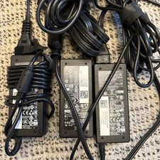 LOT of 3 GENUINE Dell 65W 19.5V 3.34A 4.5mm AC Power Adapters Chargers 0G6J41