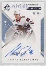 2018-19 SP Authentic Auto Future Watch 785/999 Henri Jokiharju #193 Auto 1e15