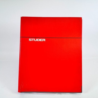 Vintage Studer A827 MCH Professional Multichannel Tape Recorder Manual Part 1