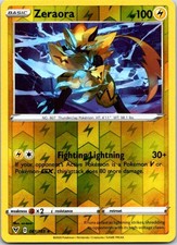 Zeraora 061/185 SWSH04: Vivid Voltage Holo Rare Reverse Holo NM