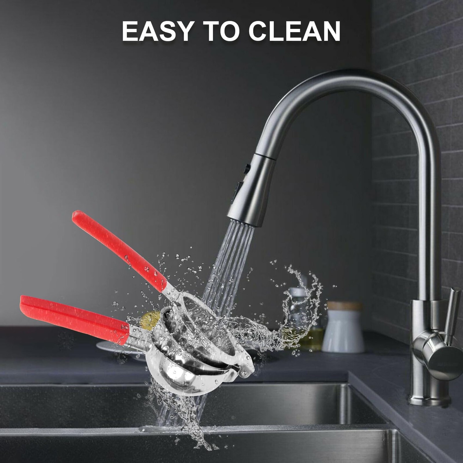 Lemon Squeezer Stainless Steel Heavy Duty Large Bowl Manual Citrus Press Juicer