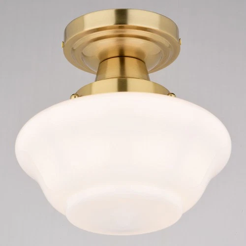 Vaxcel Lighting C0311 9"W Semi-Flush Ceiling Fixture - Gold - Picture 3 of 11